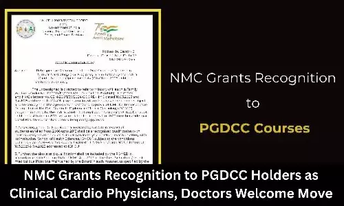 NMC Grants Recognition to PGDCC Holders as Clinical Cardio Physicians, Doctors Welcome Move
