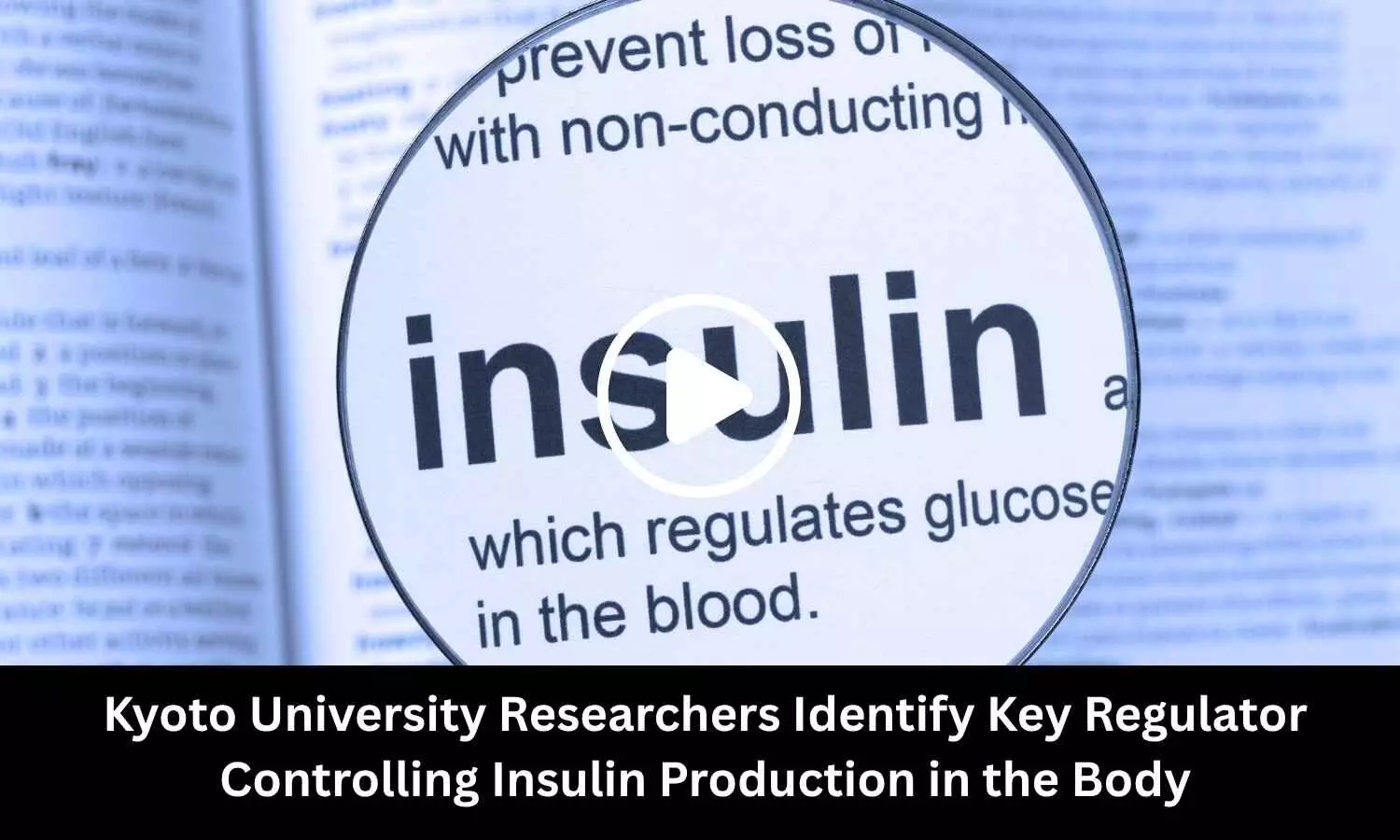 Kyoto University Researchers Identify Key Regulator Controlling Insulin Production in the Body