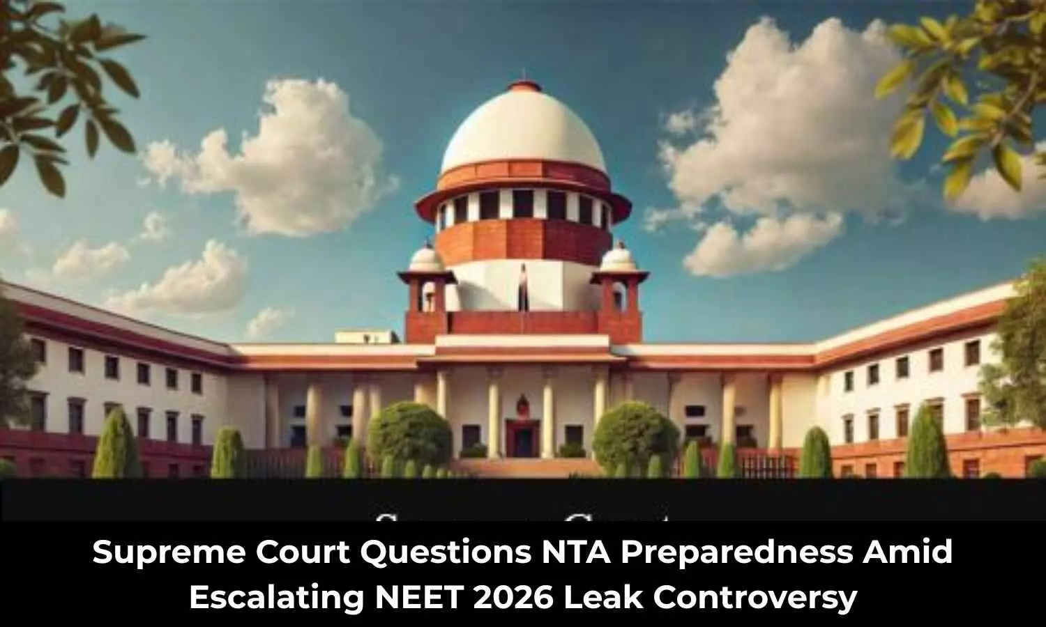 Supreme Court Questions NTA Preparedness Amid Escalating NEET 2026 Leak Controversy Supreme Court Questions NTA Preparedness Amid Escalating NEET 2026 Leak Controversy