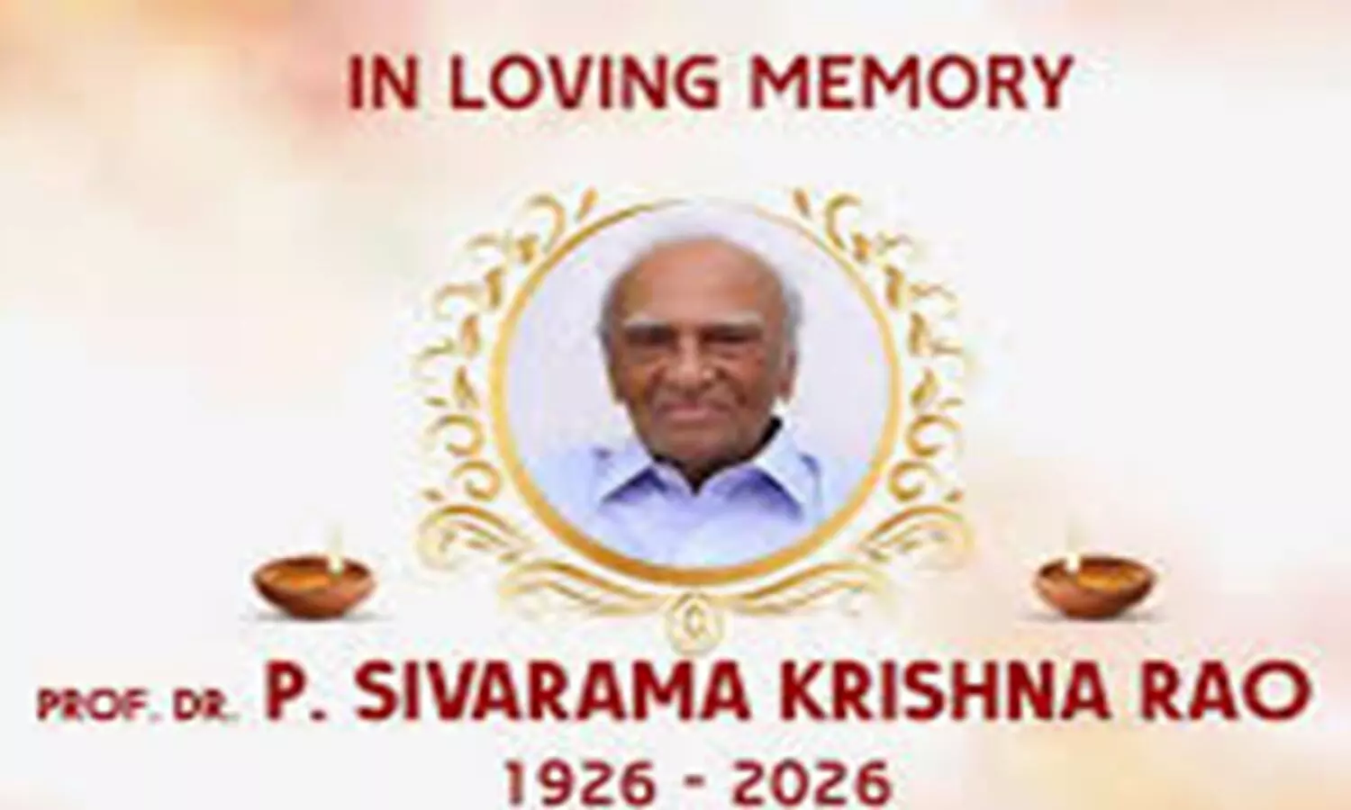 Veteran physician Dr Patnam Siva Rama Krishna Rao passes away at 100
