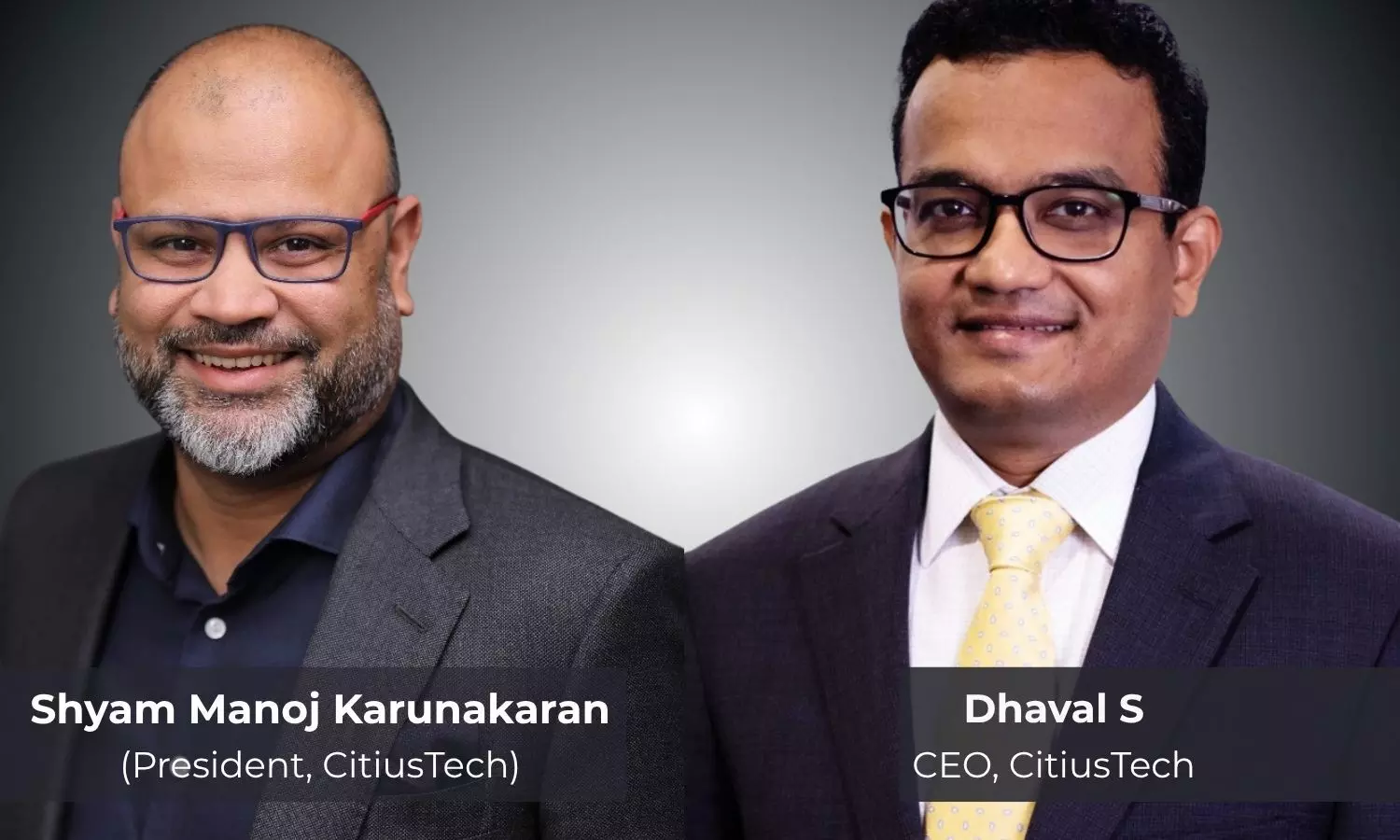 CitiusTech Elevates Dhaval Shah as Acting CEO, Shyam Karunakaran as President