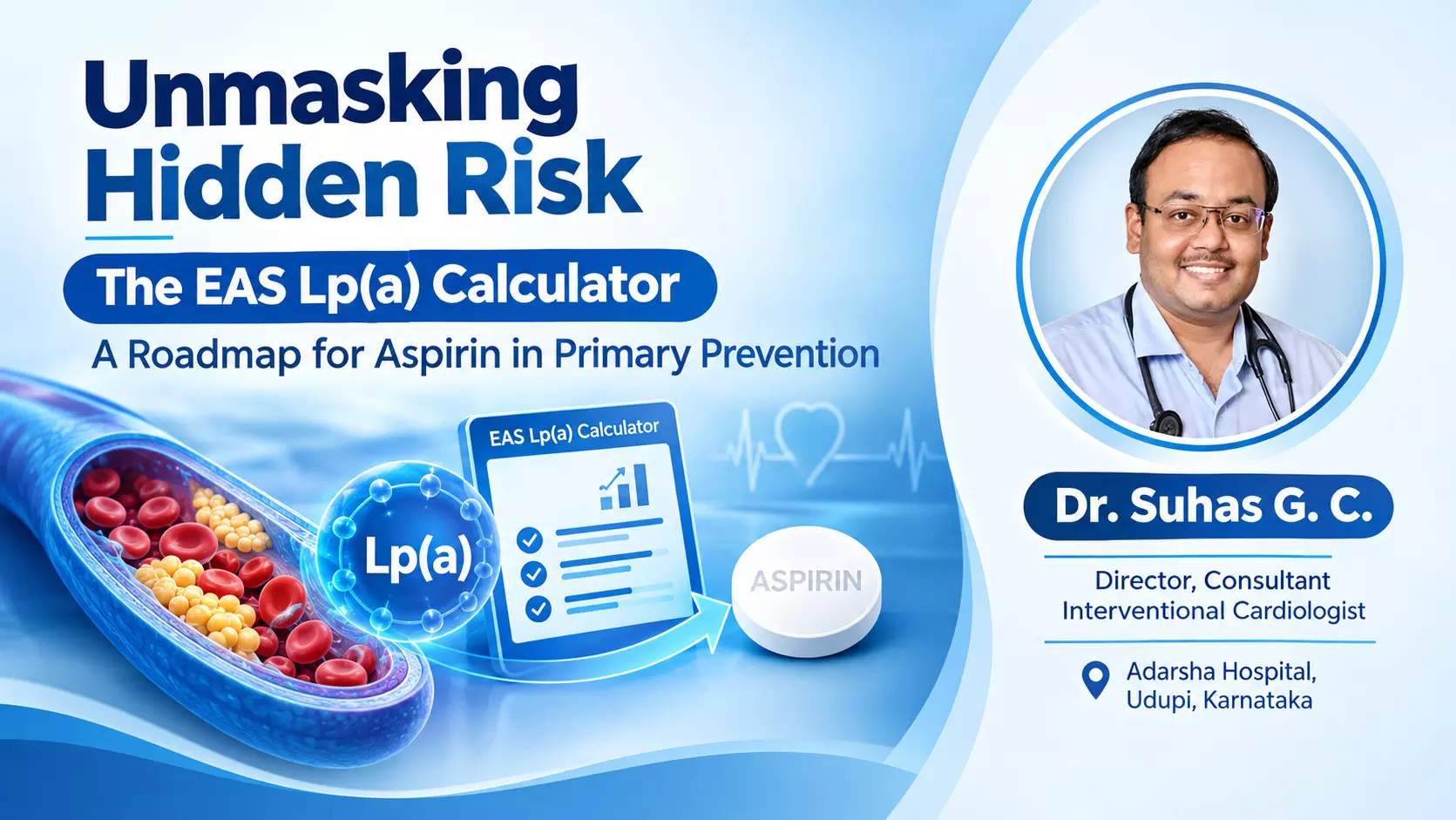Unmasking Hidden Risk: The EAS Lp(a) Calculator as a Roadmap for Aspirin in Primary Prevention- Dr Suhas G.C.