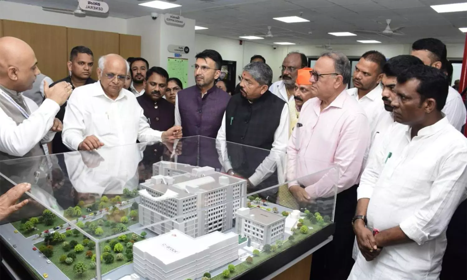 CM Bhupendra Patel inaugurates 317-bed transitional hospital, lays foundation for 800-bed facility CM Bhupendra Patel inaugurates 317-bed transitional hospital, lays foundation for 800-bed facility