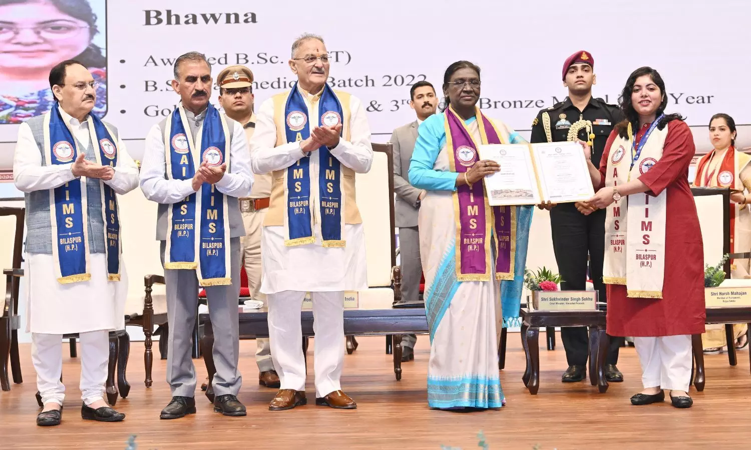 President Murmu urges doctors to embrace compassion at AIIMS Bilaspurs first convocation