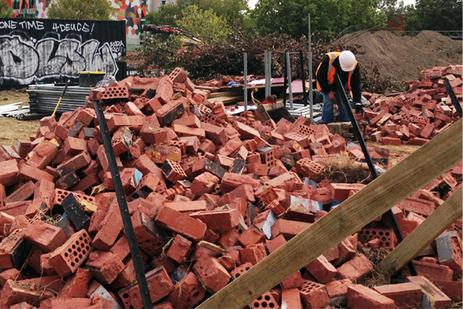 Dwarka Hospitals Wall collapses. Three presumed dead