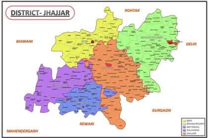 Jhajjar Map 420x280 