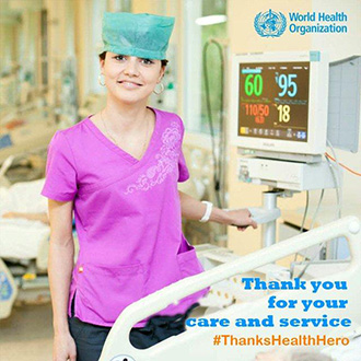 WHO thanks health workers on World Humanitarian Day 2015