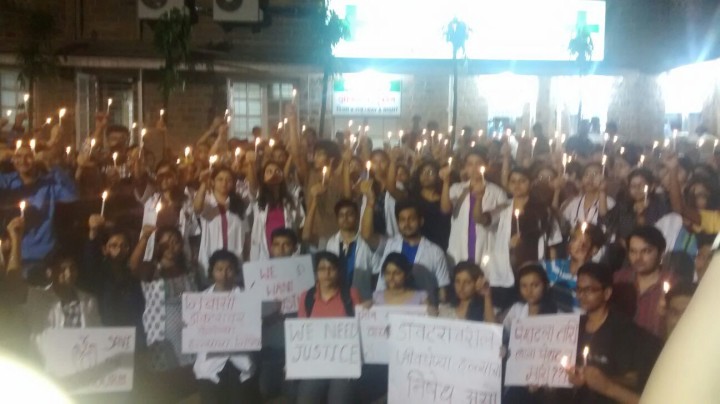 KEM Hospital candle march 1