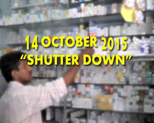 More than 8 Lakh Chemists gear up for shutter down on 14th October