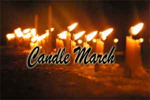 New Delhi: Candle March to oppose 7th Pay Commission recommendations