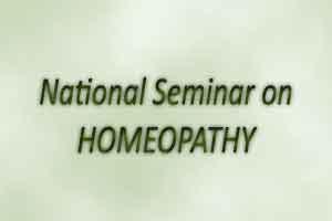 National Seminar on Homeopathy inaugurated by Shri Shripad Yesso Naik in New Delhi