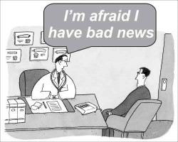 how to tell someone bad medical news