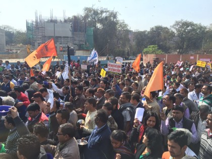 MCD protest march