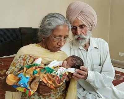 Punjab: 72 year old woman delivers baby boy through IVF