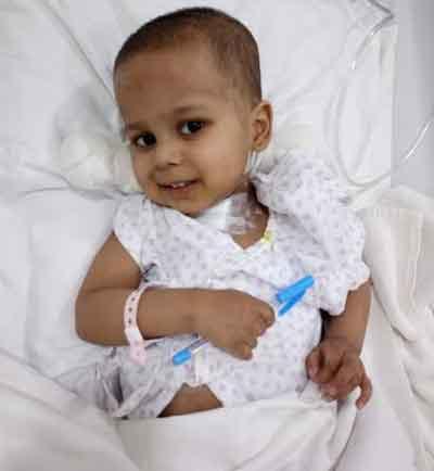 3 Yr old Rudraksh defies rare life threatening condition at Jaypee Hospital