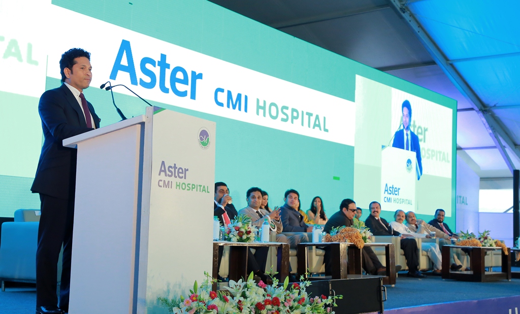 Bengaluru: Sachin Tendulkar inaugurates Aster CMI Hospital