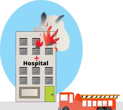 New Delhi: Fire reported at Safdarjung Hospital Emergency