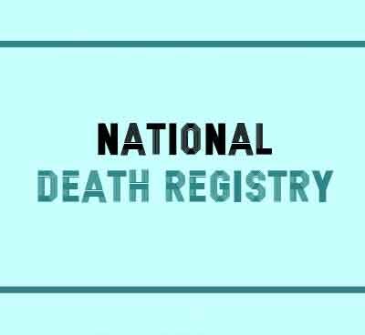 National Death Registry to be set up using Systematized Nomenclature of Medicine