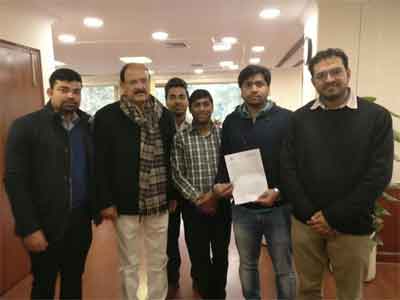 AIIMS doctors delegation meets Naidu overland sale to NBCC