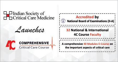 Indian Society of Critical Care launches 4C- Critical Care Medicine E-Course