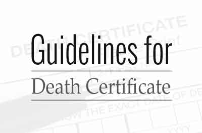 Frame Guidelines for Medical Certificate for Death: Human Rights Forum to TN