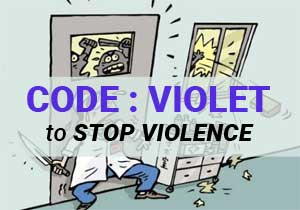 Dial Code VIOLET for Violence against doctors: Protocol