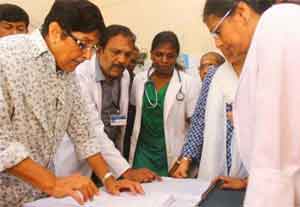 Bedi finds shortcomings at Karaikal govt hospital