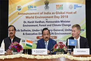 UN names India as Global Host for the World Environment Day 2018