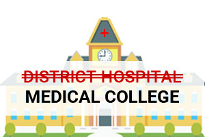 Health Ministry to convert 75 district hospitals into medical colleges,add 10000 MBBS;8000 PG Medical seats