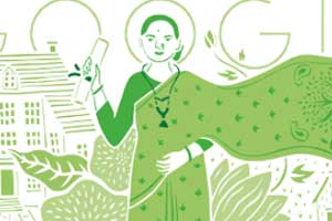 Google Celebrates Indias first female doctor on her 153rd birthday