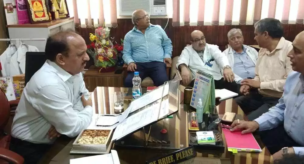 J-K health minister reviews healthcare arrangements in border areas