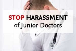 Medical council of India to look into Harassment of Junior Residents at Medical Colleges