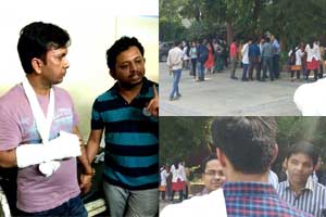 New Delhi: LNJP Doctors on Strike after assault on Colleague