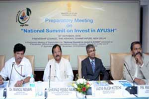 Preparatory meeting for First National Summit on Invest in AYUSH held