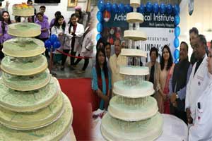 Doctors at city hospital cut 100-kg sugar-free cake to create awareness about diabetes