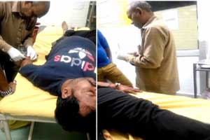 Caught on Camera: Haryana hospital peon stitching patients wound, Doctor sitting nearby