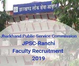 Job Opening: Jharkhand Public Service Commission, 262 vacancies for Assistant Professor, Details