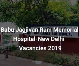 Job Alert: JR vacancies at Babu Jagjivan Ram Hospital New Delhi, Check out Details