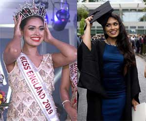 Dr Bhasha Mukharjee, a 23 year old Indian Origin MBBS doctor crowned Miss England