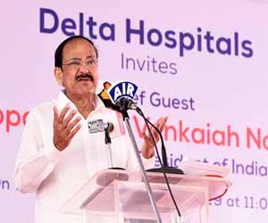 VP Naidu Inaugurates 220 bedded Delta Hospitals in Rajahmundry