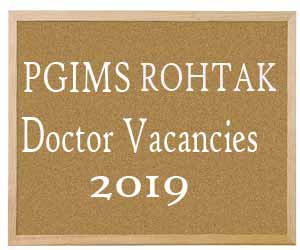 PGIMS Rohtak releases 153 Vacancies for Senior/Junior House Surgeons post